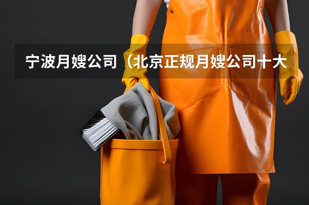 宁波月嫂公司（北京正规月嫂公司十大排名）