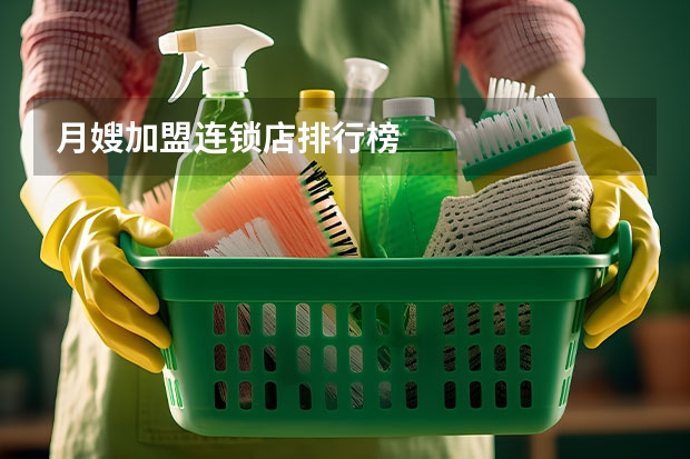 月嫂加盟连锁店排行榜