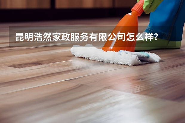 昆明浩然家政服务有限公司怎么样？