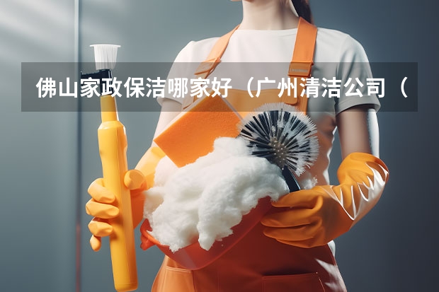佛山家政保洁哪家好（广州清洁公司（广州口碑最好的十大家政公司））