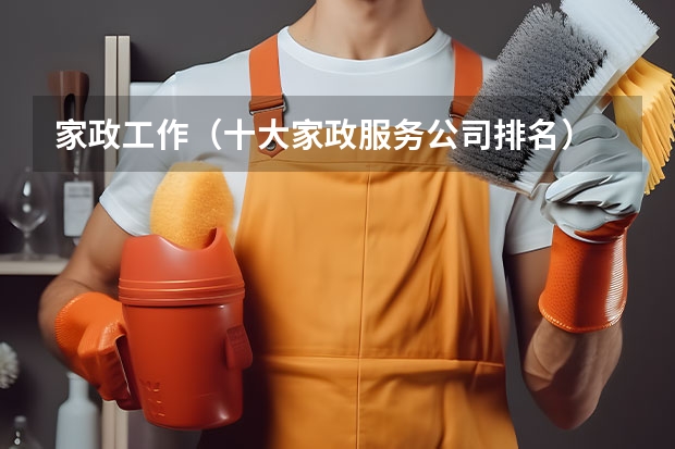 家政工作（十大家政服务公司排名）