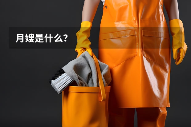 月嫂是什么？