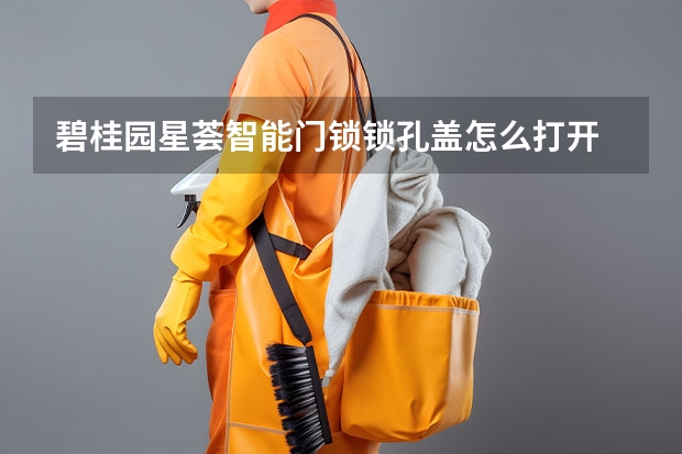 碧桂园星荟智能门锁锁孔盖怎么打开