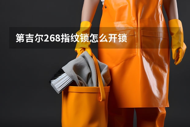 第吉尔268指纹锁怎么开锁