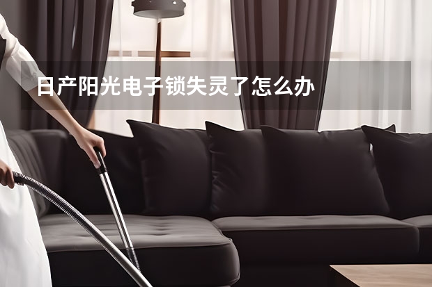 日产阳光电子锁失灵了怎么办