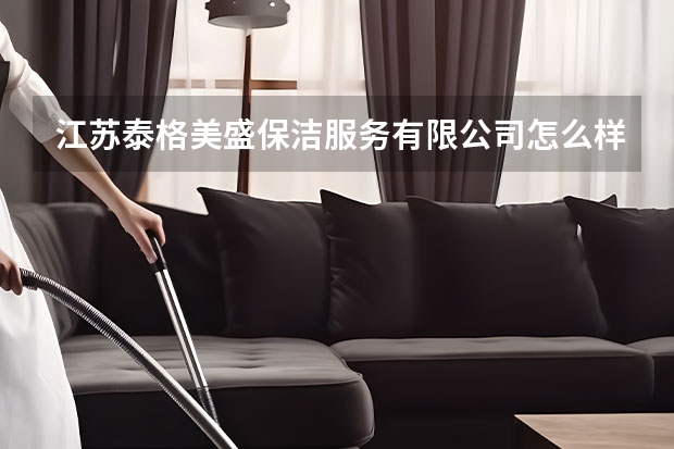 江苏泰格美盛保洁服务有限公司怎么样？