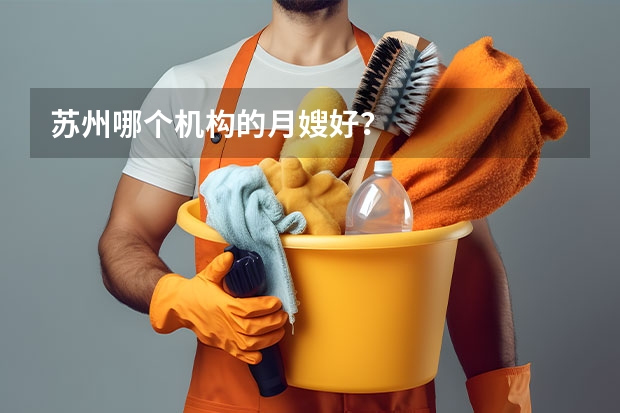 苏州哪个机构的月嫂好？