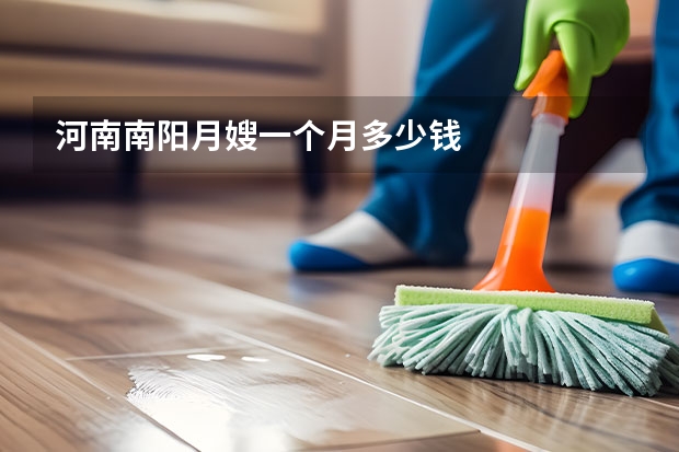 河南南阳月嫂一个月多少钱