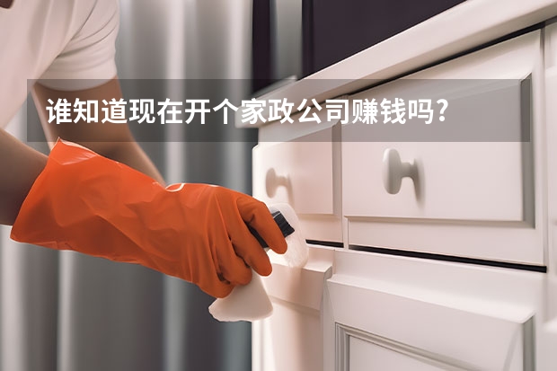 谁知道现在开个家政公司赚钱吗?