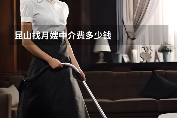 昆山找月嫂中介费多少钱